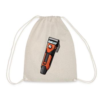 Hair clippers hairdresser icon - Drawstring Bag - nature - Front