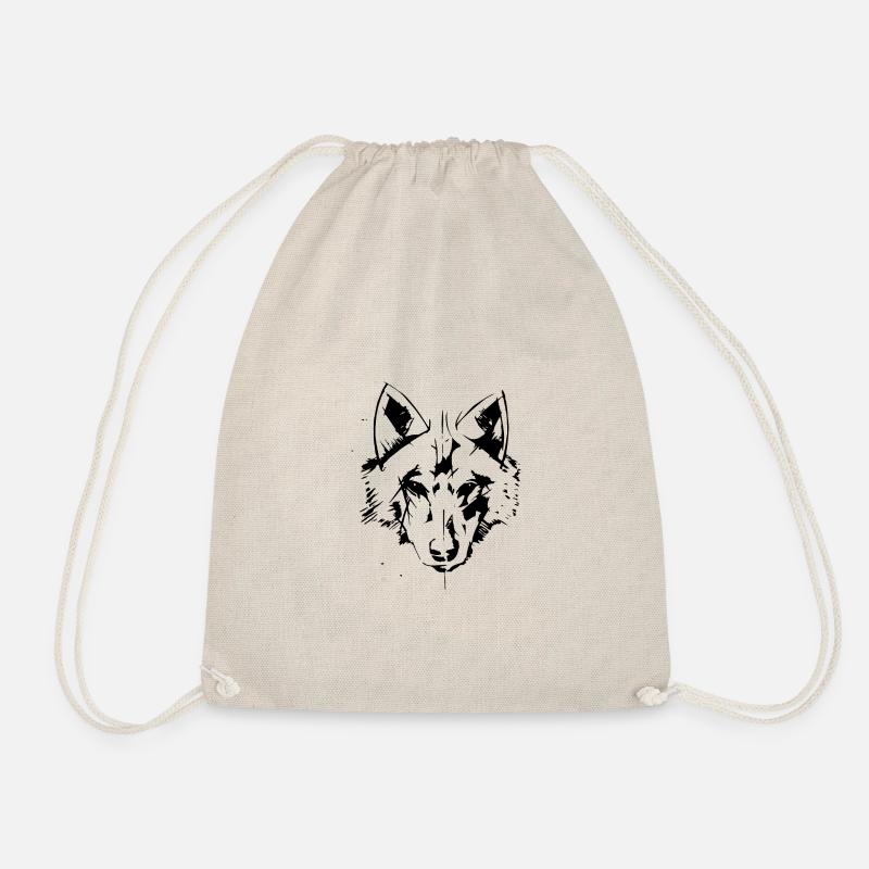 Wolf - Turnbeutel - Natur
