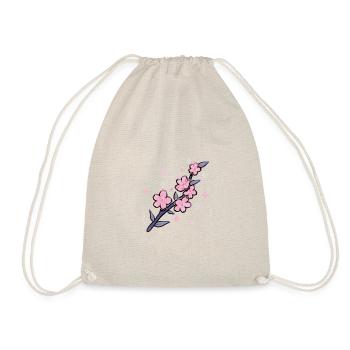 Pink Branch - Drawstring Bag - nature - Front