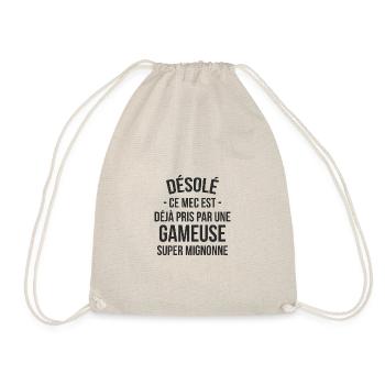 MEC DEJA PRIS PAR UNE GAMEUSE - Sac de sport léger - nature - Devant