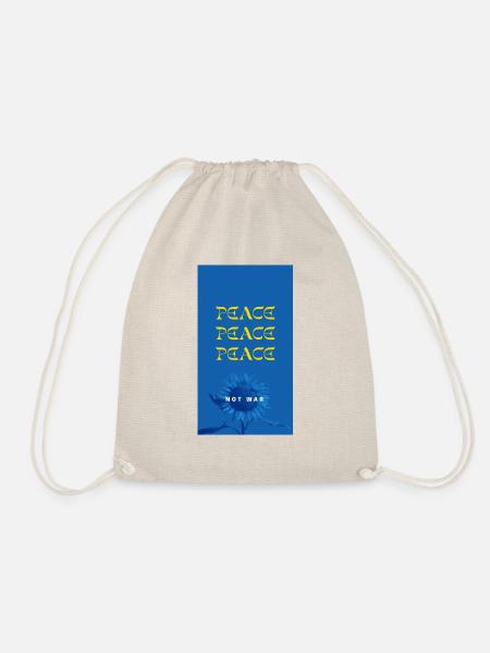 Peace not war - Turnbeutel - Natur