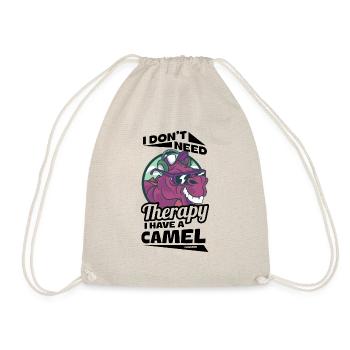 Je n’ai pas besoin de thérapie J’ai un chameau - Sac de sport léger - nature - Devant