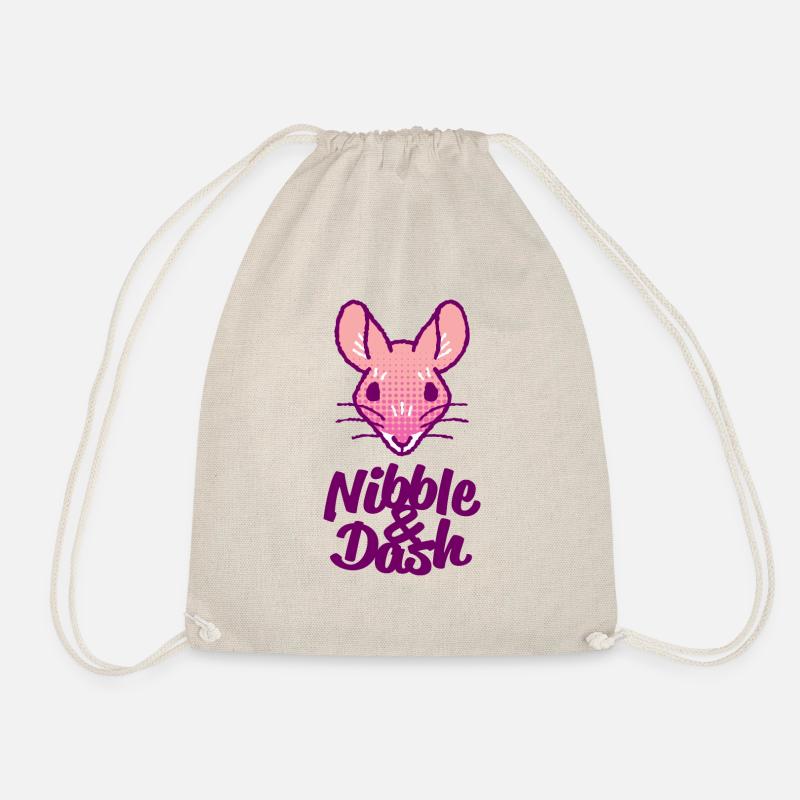 Nibble & Dash - Turnbeutel - Natur