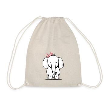 Elephant smile - Turnbeutel - Natur - Vorne