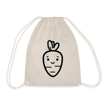 Carrot - Drawstring Bag - nature - Front