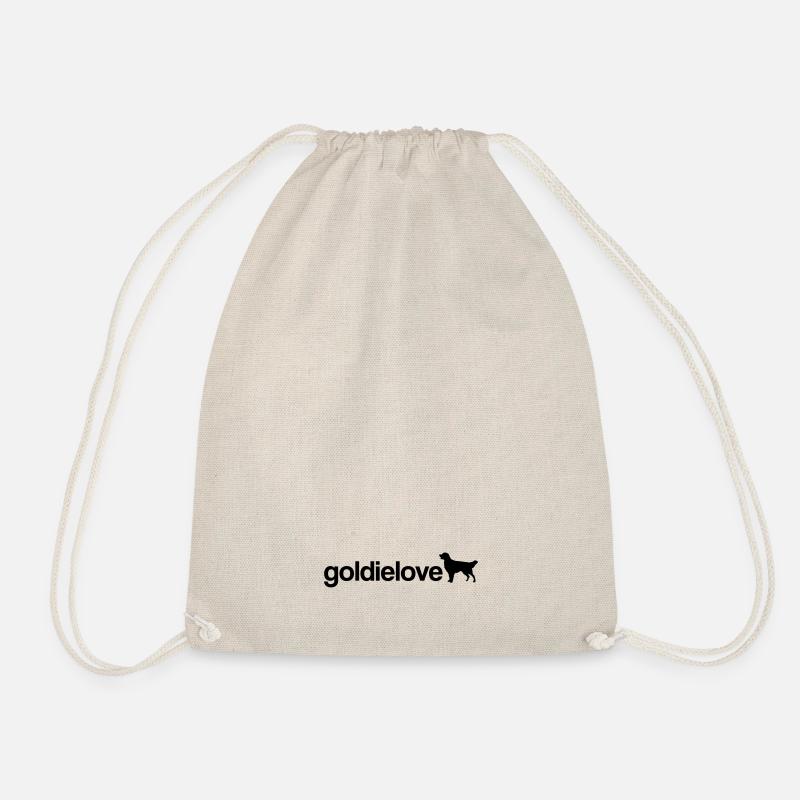 goldie love - Drawstring Bag - nature
