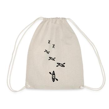 Canoe icon - Drawstring Bag - nature - Front