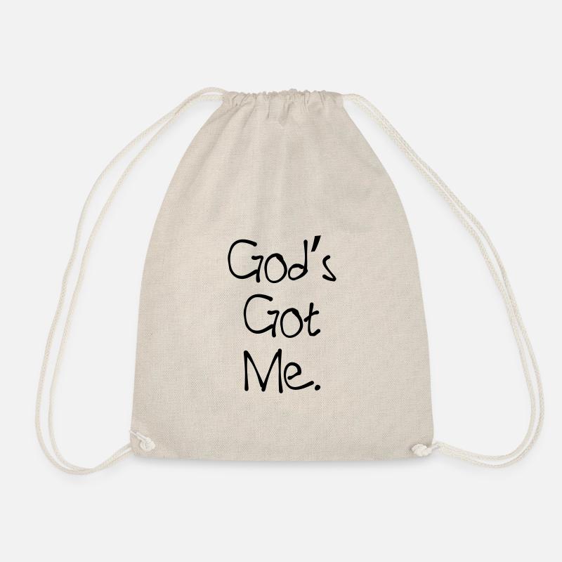 Gott hat mich, Christ, Gläubiger, Glaube - Turnbeutel - Natur