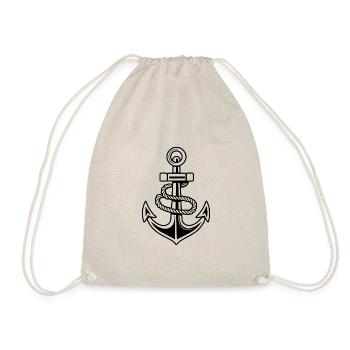 Anchor Boat Ship Nautical - Drawstring Bag - nature - Front