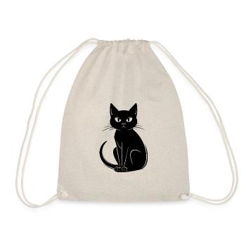 Cat Cat Kitten Cat Lady - Drawstring Bag - nature - Front