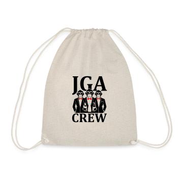 Junggesellen Crew JGA - Turnbeutel - Natur - Vorne