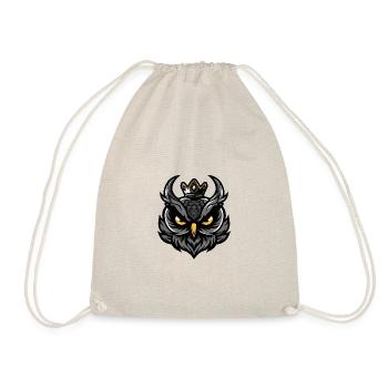 Couronne de tête de hibou - Sac de sport léger - nature - Devant