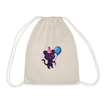 Panther Birthday Comic - Drawstring Bag - nature - Front