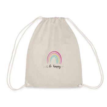 Soyez heureux arc-en-ciel - Sac de sport léger - nature - Devant
