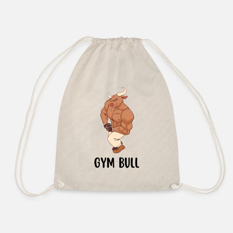 Gym Bull - Drawstring Bag - nature