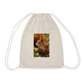 Écureuils à la recherche de nourriture - Sac de sport léger - nature - Devant