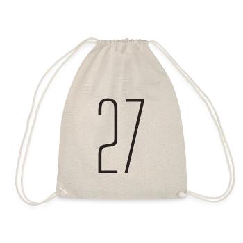 27 - Drawstring Bag - nature - Front