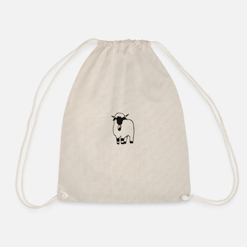 Black-nosed sheep 2 - Drawstring Bag - nature