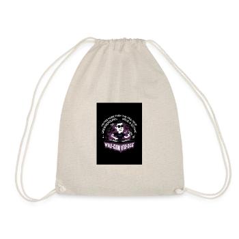 villains village logo Bat Sunglasses - Turnbeutel - Natur - Vorne