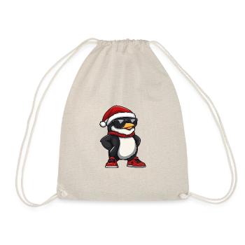 Pingouin Noël Moche Noël - Sac de sport léger - nature - Devant