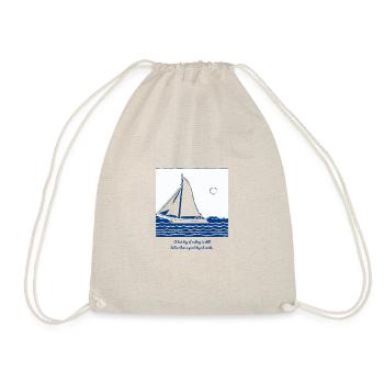 Sailboat - for relaxing days on the water! - Drawstring Bag - nature - Front