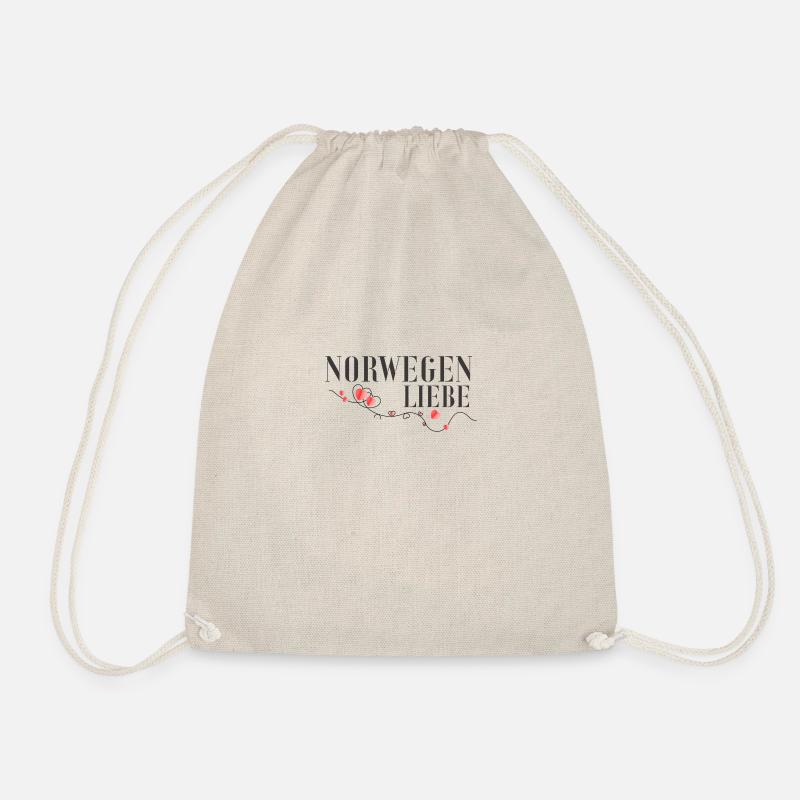 Love of Norway - Drawstring Bag - nature