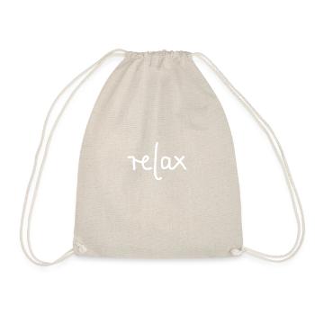 Relax 1 - Drawstring Bag - nature - Front