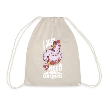 Poulet - Sac de sport léger - nature - Devant