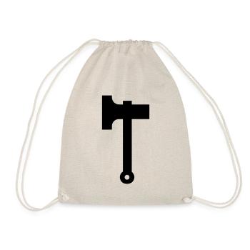 axe - Drawstring Bag - nature - Front