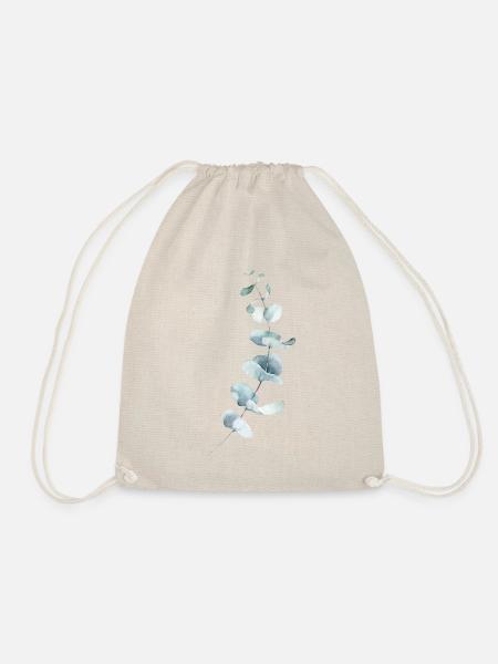 eucalyptus - Drawstring Bag - nature