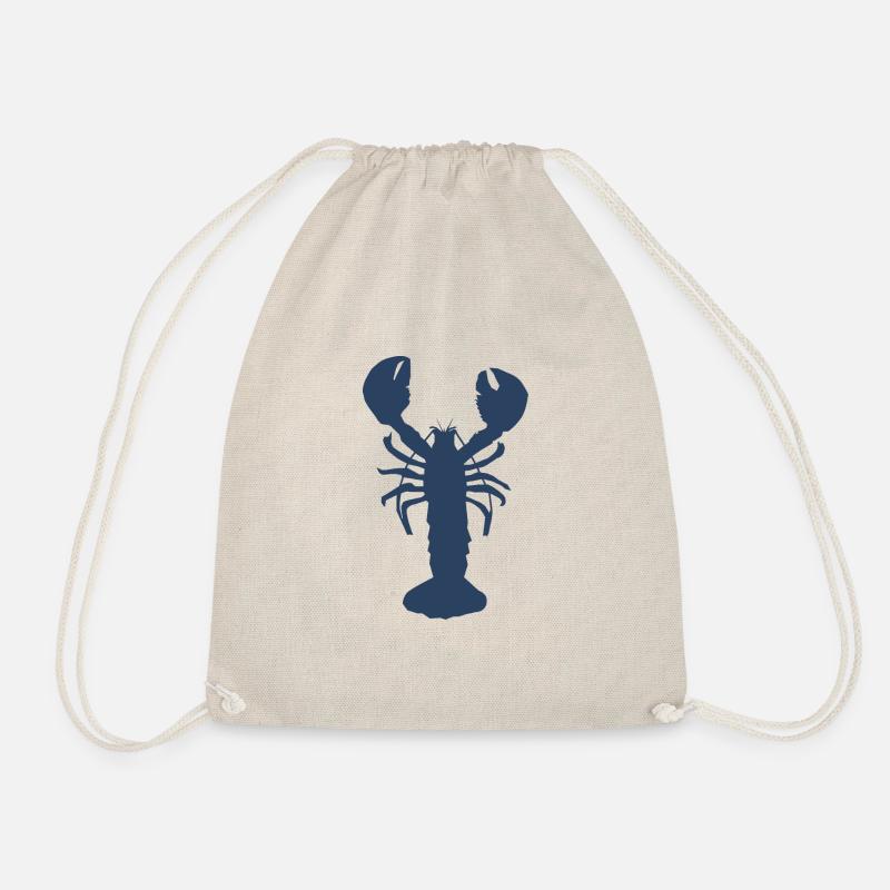 Lobster blue - Turnbeutel - Natur