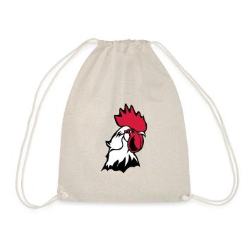 Kopf Hühnchen Hühnchen Bascour König - Turnbeutel - Natur - Vorne