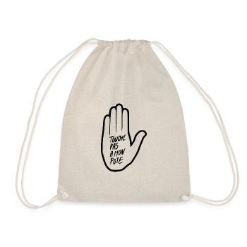 Don't touch my buddy - Drawstring Bag - nature - Front