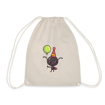 Ant Birthday Baby - Drawstring Bag - nature - Front