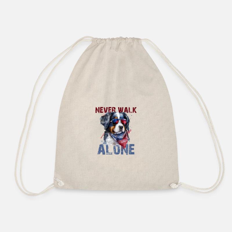 Bernese Mountain Dog - Drawstring Bag - nature