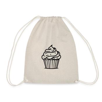 Cupcake - Drawstring Bag - nature - Front
