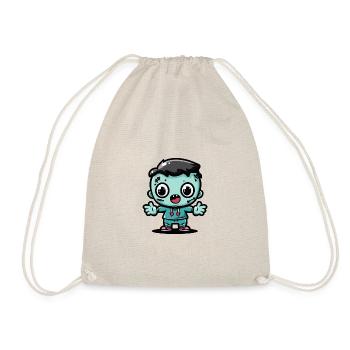 Zombie Halloween Creepy Kawaii - Drawstring Bag - nature - Front