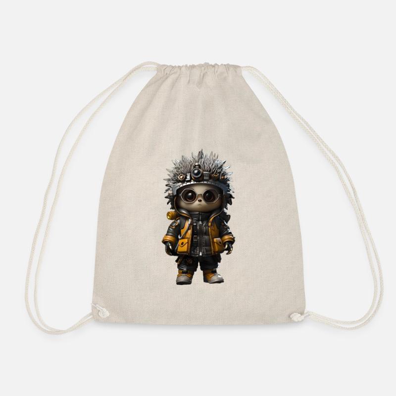 Mister Spike Cool - Drawstring Bag - nature