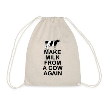 Refaire du lait d’une vache - Sac de sport léger - nature - Devant