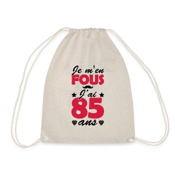 j'ai 85 ans / cadeau 85 ans / t-shirt 85 ans - Sac de sport léger - nature - Devant