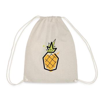 Ananas - Turnbeutel - Natur - Vorne
