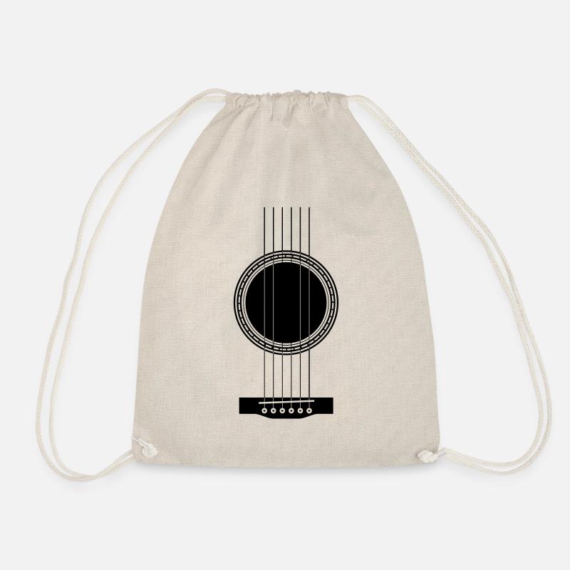 Guitar | Strings unplugged guitarist - Drawstring Bag - nature