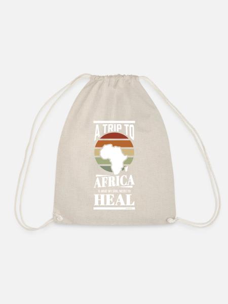 Afrika Sunset Urlaubsgeschenk - Turnbeutel - Natur