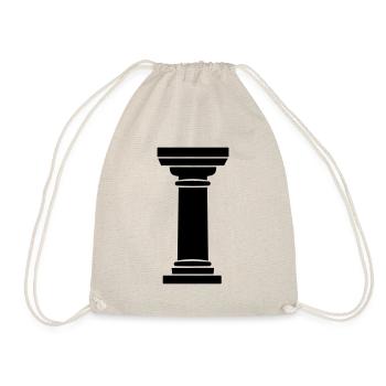 Greek Column - Drawstring Bag - nature - Front