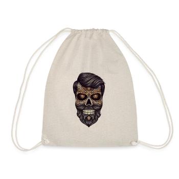 Tag der Toten Sugar Skull Totenschädel Catrina - Turnbeutel - Natur - Vorne