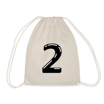 2 - Drawstring Bag - nature - Front