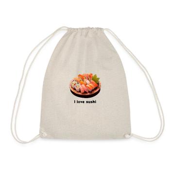 i love sushi - Turnbeutel - Natur - Vorne