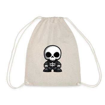 Zombie Halloween Skeleton - Drawstring Bag - nature - Front