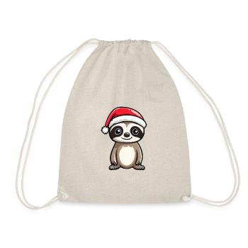 Chameleon Christmas Cute - Drawstring Bag - nature - Front