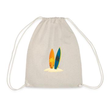 Surfing! - Drawstring Bag - nature - Front